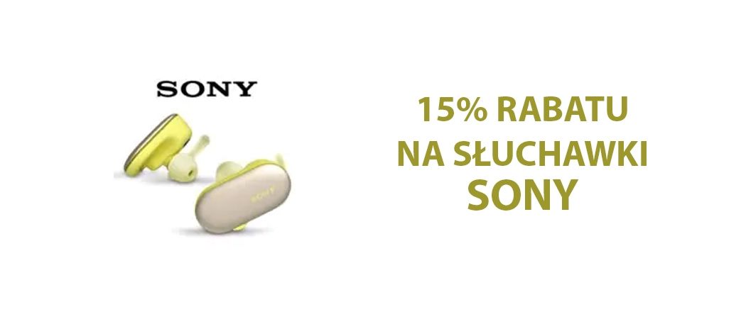 Promocja SONY w Media Markt - kup jeszcze taniej promocyjne słuchawki SONY!