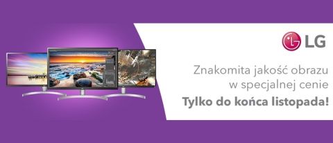 Promocja na monitory LG w RTV EURO AGD