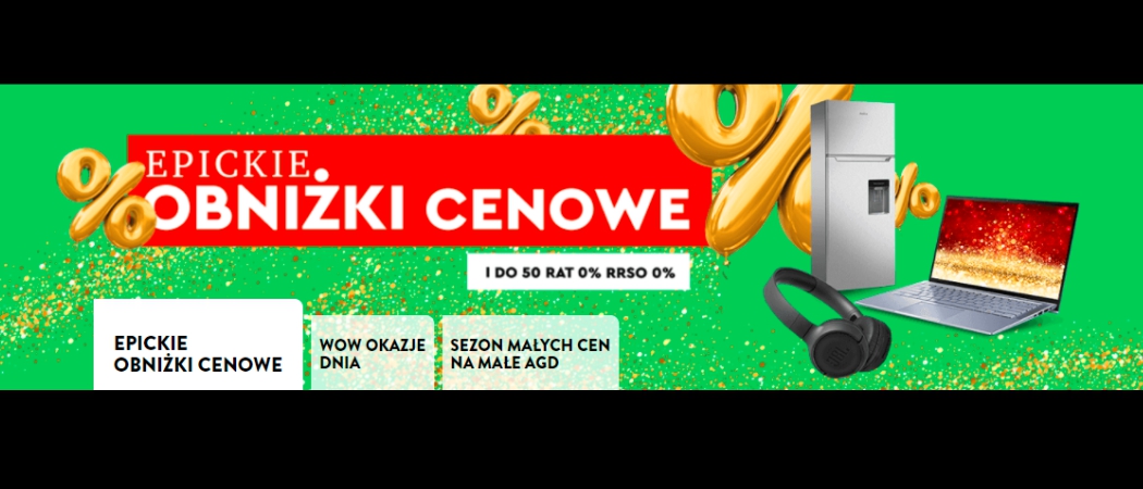 Promocja Epickie Obniżki Cenowe w Ole Ole - kup taniej RTV!