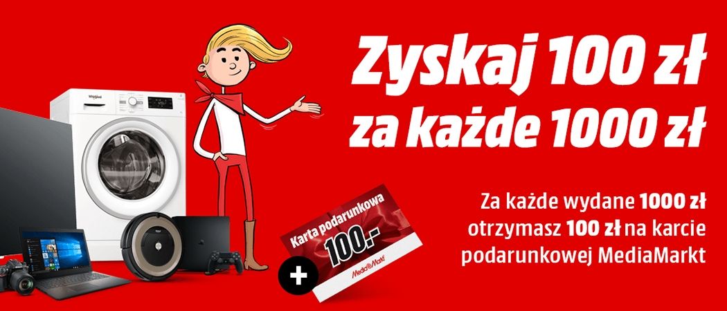 Promocja Media Markt na telewizory, laptopy i sprzęt - bony gratis do zakup&oacute;w!
