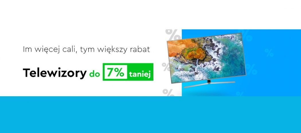 Promocja na telewizory w Ole Ole - kup telewizor z rabatem do 7%!