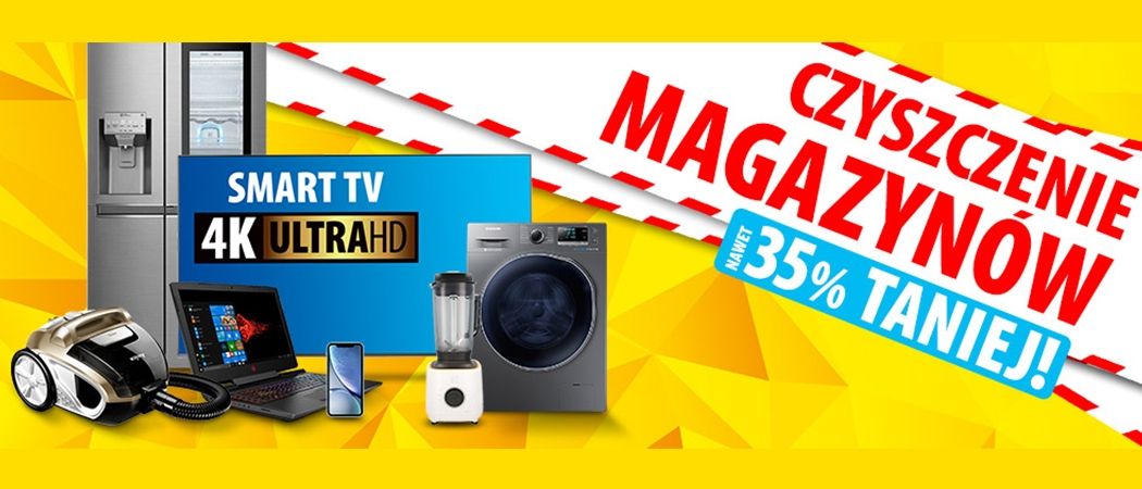 Promocja "Czyszczenie magazyn&oacute;w" w Media Expert - kup wybrany sprzęt do 35% taniej!