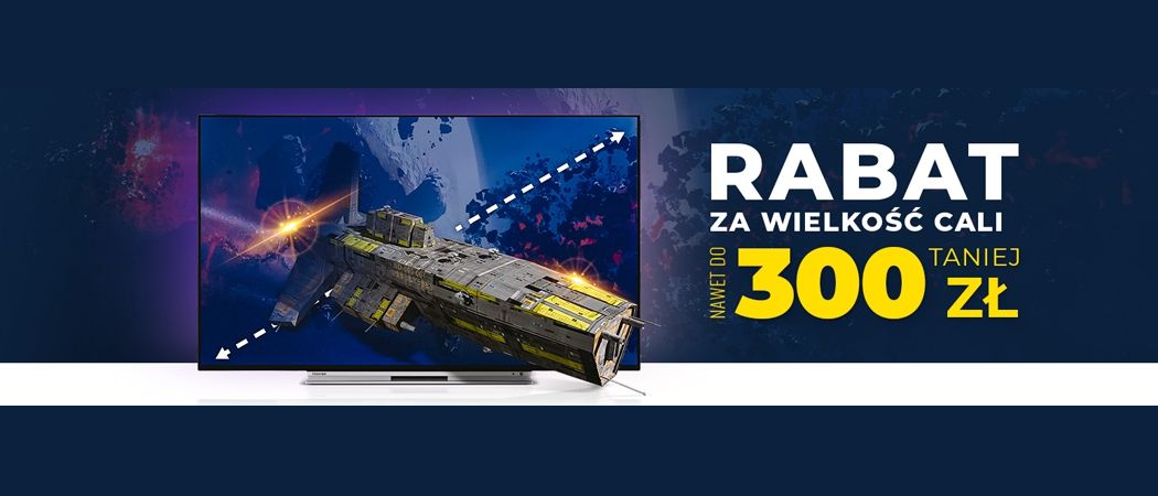 Promocja RABAT ZA WIELKOŚĆ CALI w Neo24 - kup wybrany telewizor taniej z kodem rabatowym!