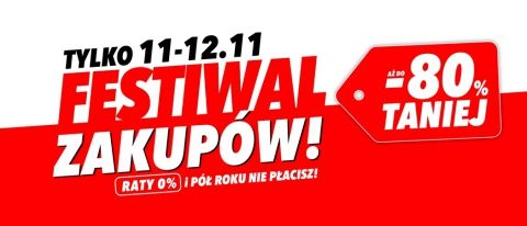 Promocja FESTIWAL ZAKUP&Oacute;W w Media Expert