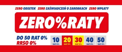 Promocja "Zeroraty" w RTV EURO AGD