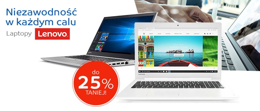 Promocja Lenovo w eMAG - kup laptop Lenovo ze zniżką nawet 25%!