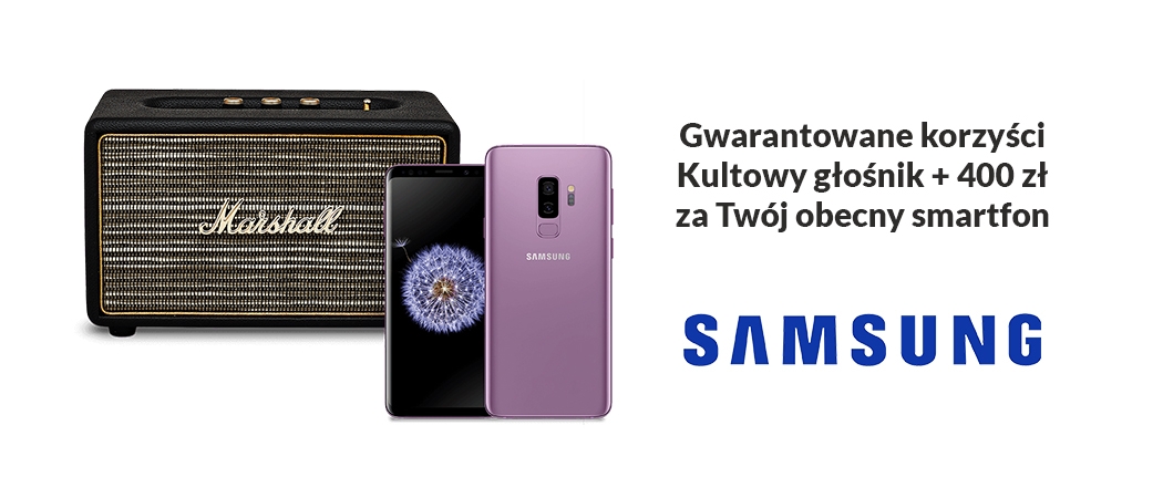 Promocja SAMSUNG - kultowy głośnik + 400 zł za Tw&oacute;j obecny smartfon!