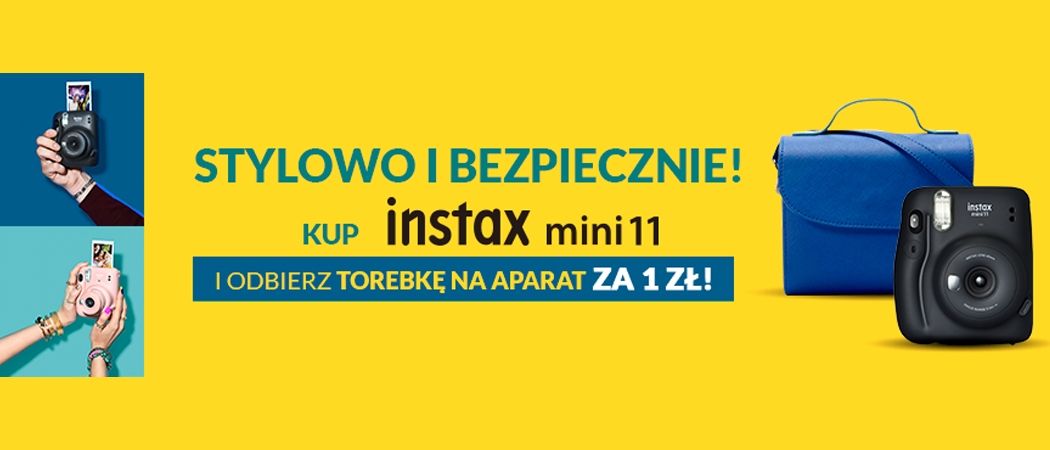 Promocja RTV EURO AGD na aparaty - kup wybrany aparat INSTAX i zyskaj torbę za 1 zł!