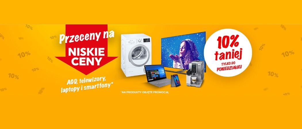 Kup telewizor, laptop lub smartfon z rabatem 10% w promocji Neonet!