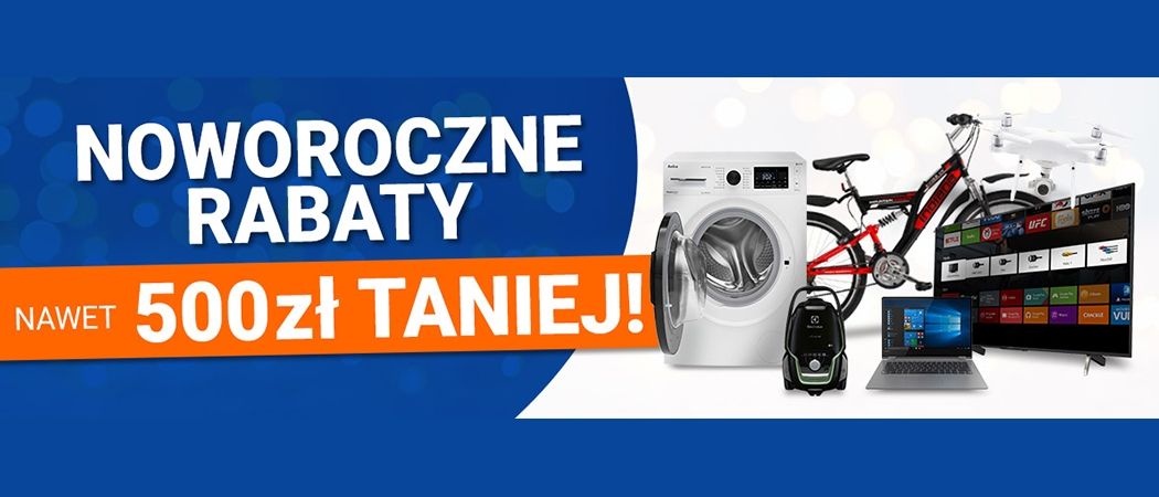 Promocja "Noworoczne rabaty" w Avans - kup wybrany sprzęt nawet 500 zł taniej!