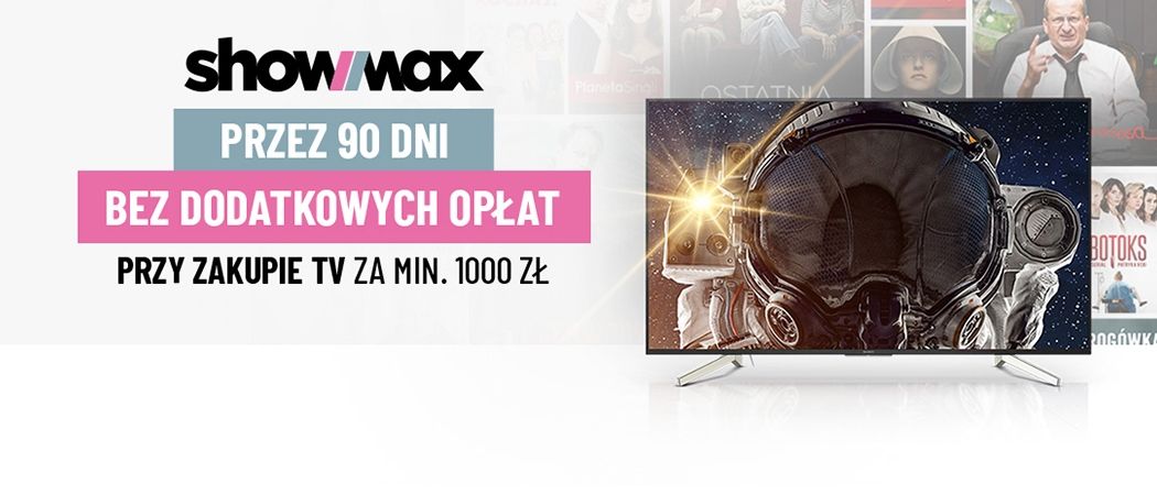Promocja w Neo24 - kup telewizor za minimum 1000 zł i odbierz Showmax na 90 dni bez opłat!
