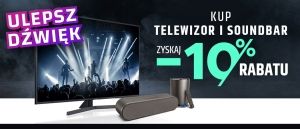 Promocja na telewizory i soundbary w NEO24