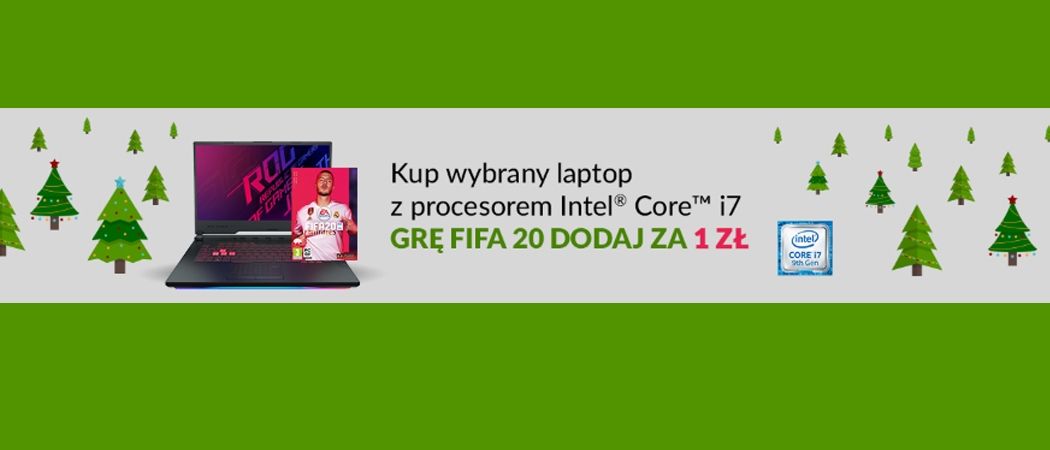 Promocja w RTV EURO AGD - kup wybrany laptop i odbierz grę FIFA 20 za 1 zł!