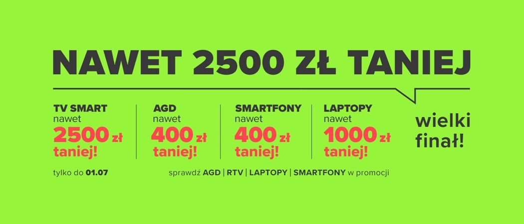 Promocja HIT OFERTA! w Neonet - kup wybrane RTV taniej z kodem rabatowym!