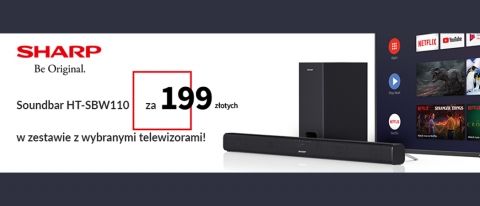 Promocja na telewizory SHARP w RTV EURO AGD
