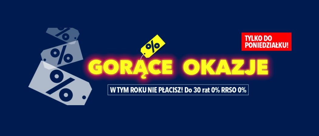 Promocja GORĄCE OKAZJE w RTV EURO AGD - kup jeszcze taniej wybrane RTV!