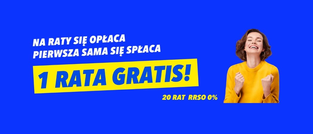 Promocja ratalna w RTV EURO AGD - kup promocyjne RTV na darmowe raty i zyskaj ratę gratis!