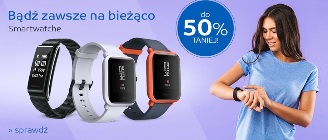 Kup wybrany smartwatch nawet do 50% taniej w promocji eMAG!