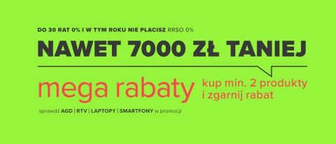 Promocja MEGA RABATY w Neonet 