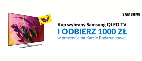 Promocja na telewizory SAMSUNG w RTV EURO AGD