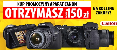 Promocja na aparaty CANON w Media Expert