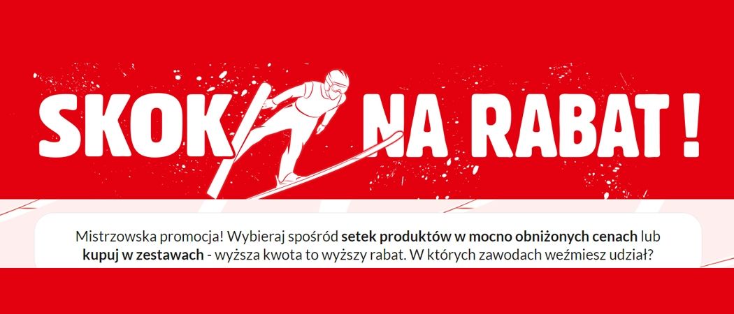 Kup wybrany sprzęt z dodatkowym rabatem w promocji "Skok na rabat" w RTV EURO AGD!