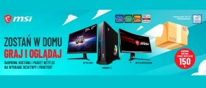 Promocja na komputery i monitory MSI