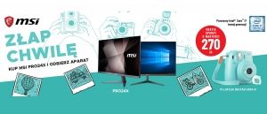 Promocja na komputery MSI w Media Markt