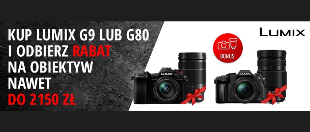 Promocja w RTV EURO AGD - kup aparat Panasonic i odbierz nawet do 2150 zł rabatu na obiektyw!