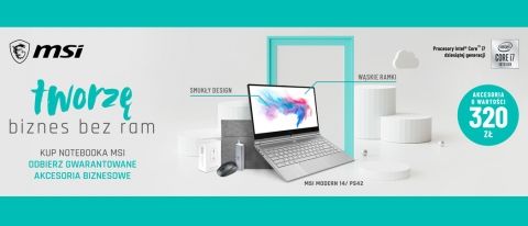 Promocja na laptopy MSI