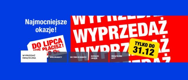 Promocja WYPRZEDAŻ ŚWIĄTECZNA w RTV EURO AGD