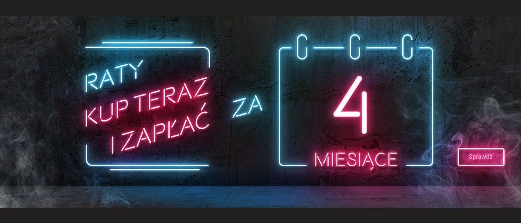 Kup promocyjny sprzęt na raty i zacznij spłacać dopiero za 4 miesiące w promocji ratalnej w Redcoon!