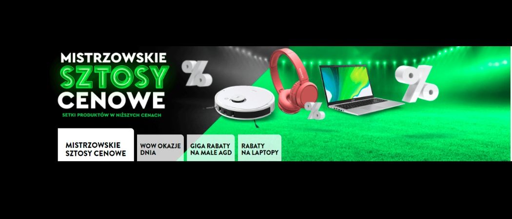 Promocja MISTRZOWSKIE SZTOSY CENOWE w Ole Ole - kup jeszcze taniej wybrane RTV!