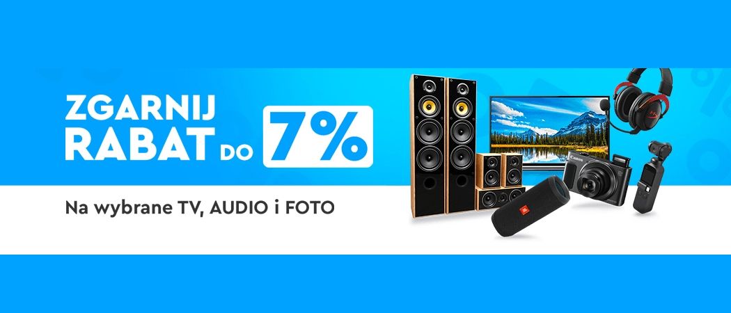 Promocja w Ole Ole - kup wybrany sprzęt RTV i odbierz do 7% dodatkowej zniżki!