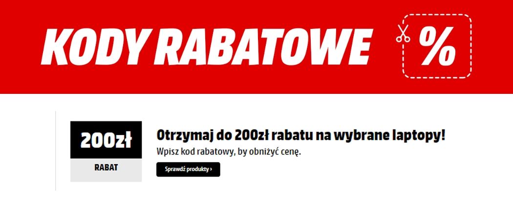 Promocja Media Markt na laptopy - kup promocyjny laptop do 200 zł taniej!