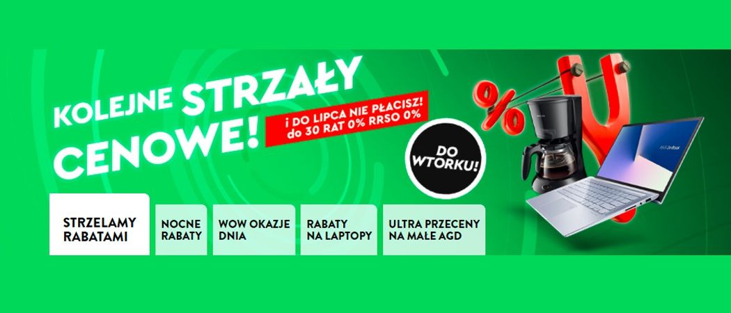 Promocja STRZELAMY RABATAMI w Ole Ole - kup jeszcze taniej promocyjne RTV!