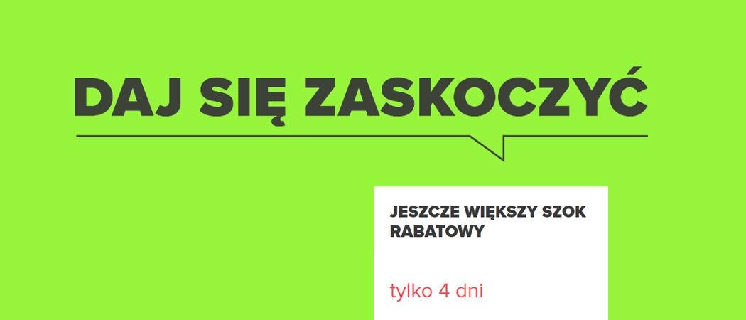 Promocja JESZCZE WIĘKSZY SZOK RABATOWY w Neonet - kup RTV jeszcze taniej z kodem rabatowym!