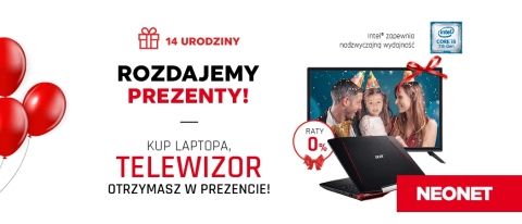 Promocja na laptopy w NEONET