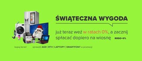 Promocja ratalna "Świąteczna wygoda" w NEONET