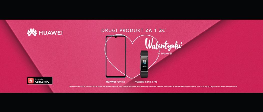 Promocja Neonet - kup smartfon HUAWEI P30 lite i zyskaj Band 3 Pro za 1 zł!