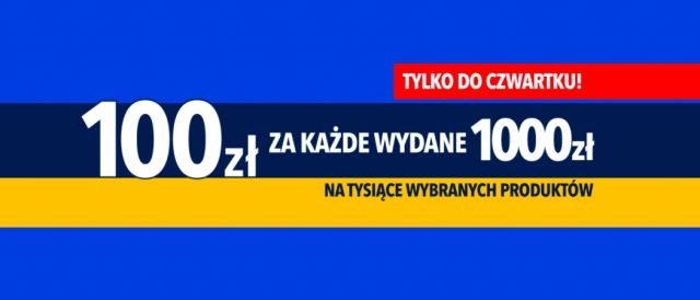 Promocja 50 ZŁ ZA 500 ZŁ w RTV EURO AGD