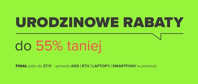 Promocja "Urodzinowe rabaty" w NEONET