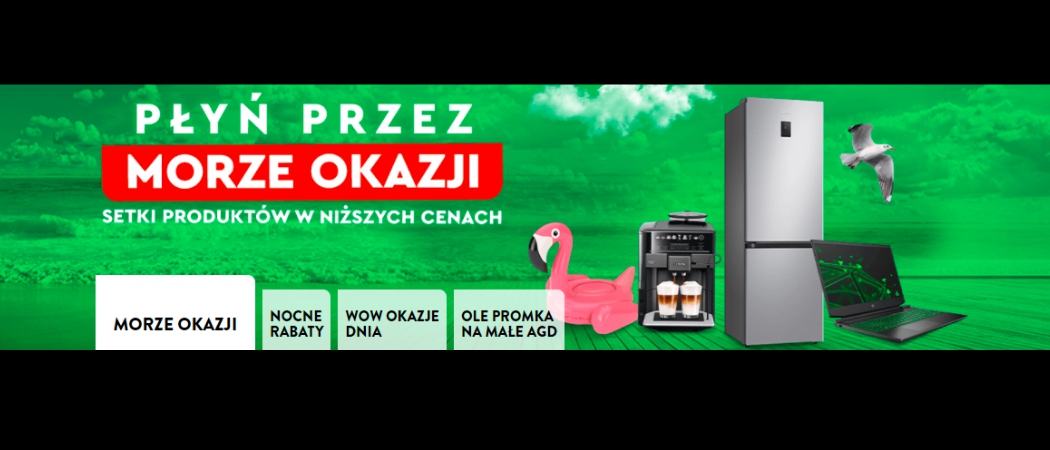 Promocja Morze Okazji w Ole Ole - kup taniej wybrane RTV!