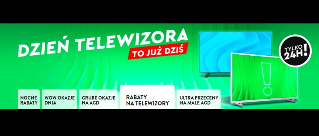 Promocja Dzień Telewizora w Ole Ole - kup taniej wybrany telewizor!