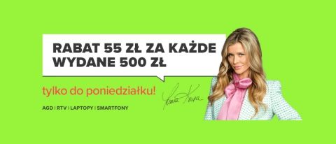 Promocja RABAT 55 ZŁ ZA 500 ZŁ w Neonet 