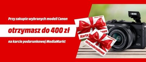 Promocja na aparaty CANON w Media Markt