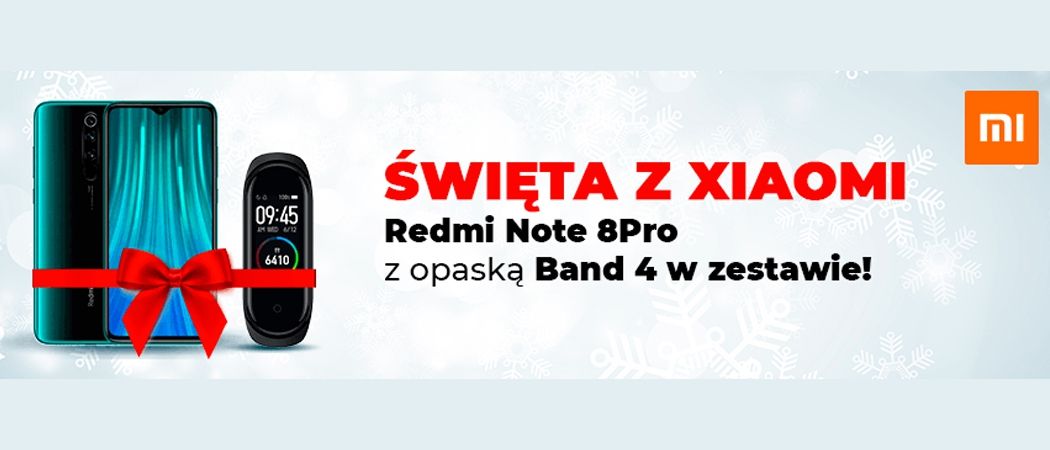 Promocja ŚWIĘTA Z XIAOMI w RTV EURO AGD - kup wybrany smartfon i odbierz opaskę w prezencie!