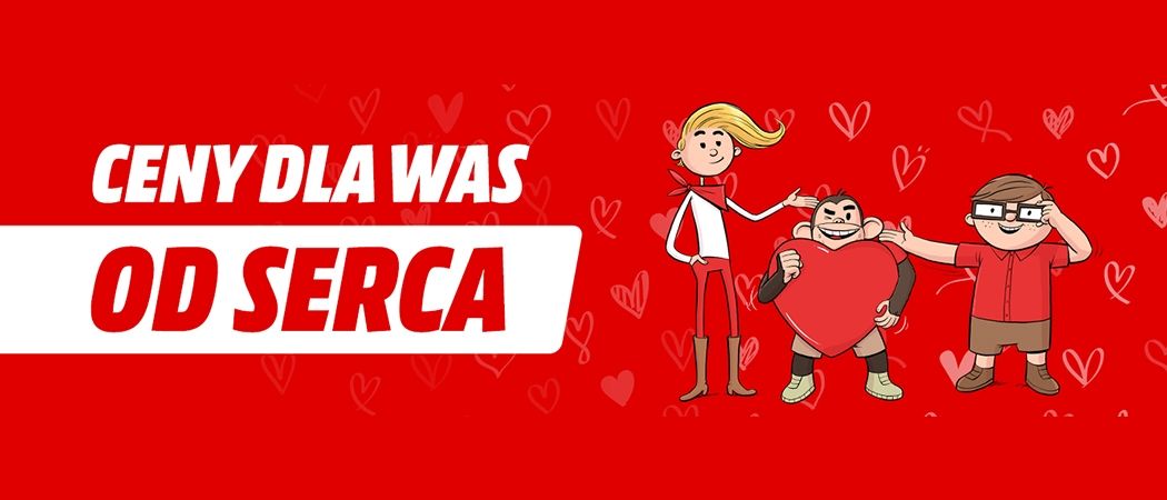 Kup wybrane sprzęty w promocyjnych cenach w promocji "Ceny dla Was od serca!" w Media Markt!
