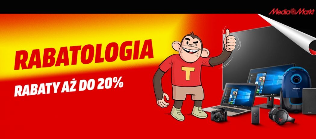 "Rabatologia" w sklepach Media Markt - rabaty do 20% na sprzęt RTV!