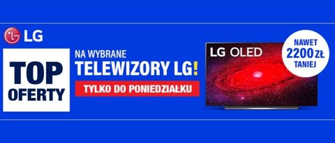 Promocja TOP OFERTA LG w RTV EURO AGD